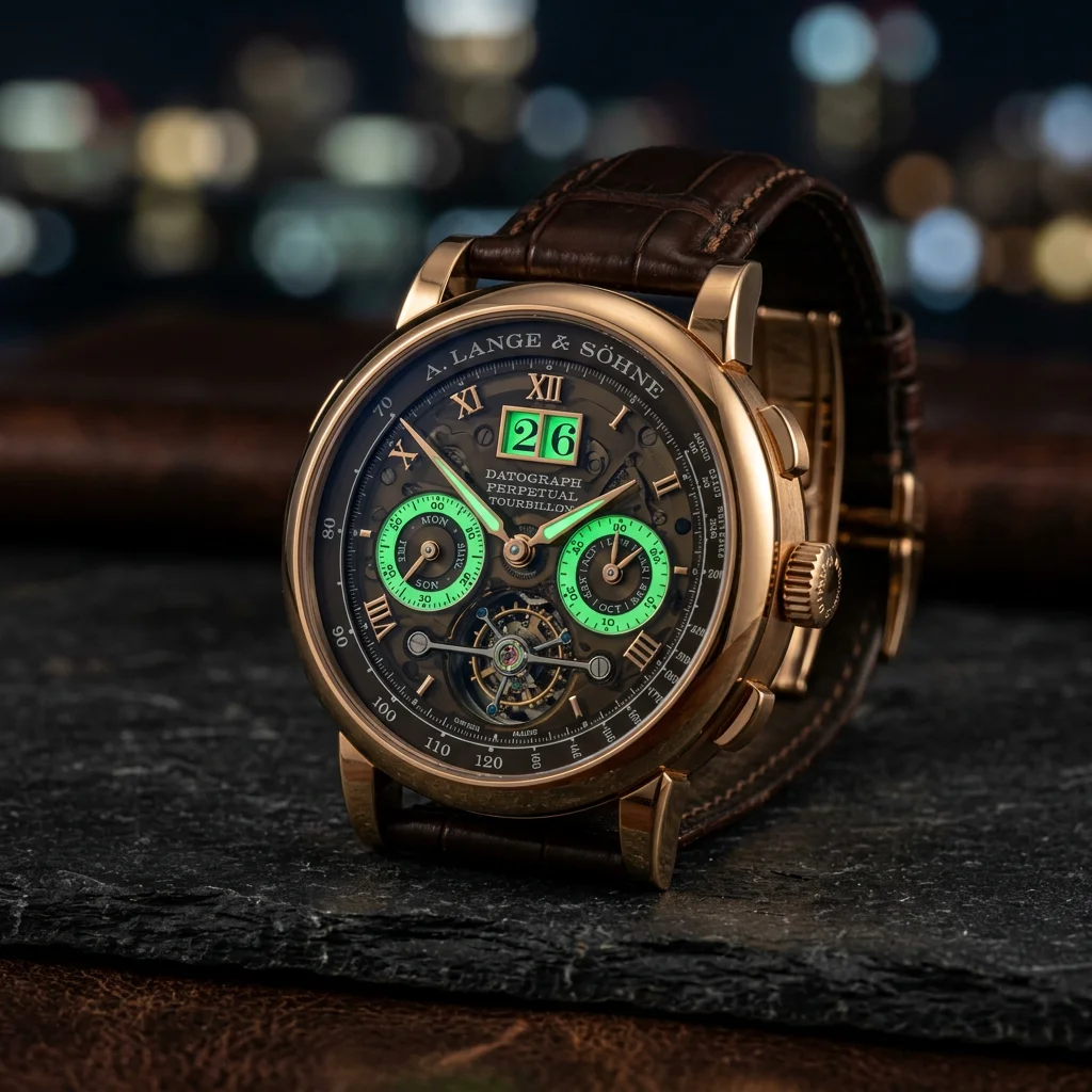 A. Lange & Söhne Datograph Perpetual Tourbillon Honeygold Lumen