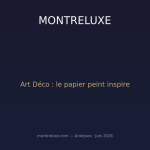 Le papier peint et la montre : l'Art Déco s'invite dans l'horlogerie 2026