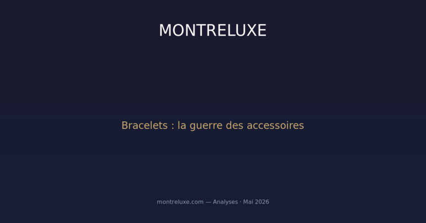 Bracelet NATO, caoutchouc ou cuir : la guerre des accessoires qui redessine l'identité de la montre