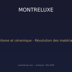 Carbone, céramique et forged carbon : la révolution silencieuse des matériaux dans la haute horlogerie
