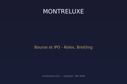 Bourse et horlogerie : pourquoi Rolex, Breitling et les géants suisses hésitent à franchir le pas de la cotation