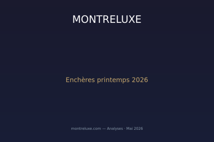 Enchères de printemps 2026 : records, stars et nouvelles tendances du marché horloger de collection