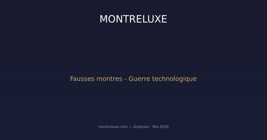 Fausses montres, vrais enjeux : comment les technologies anti-contrefaçon transforment l'horlogerie en 2026