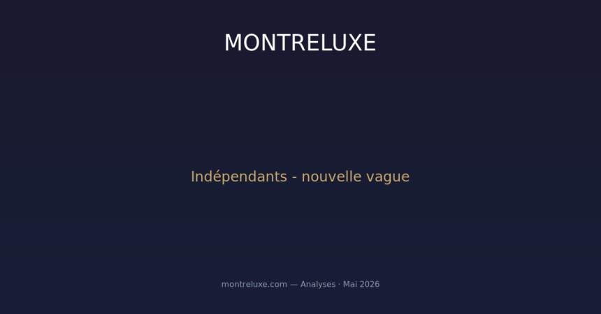La nouvelle vague des indépendants : pourquoi 2026 marque un tournant pour l'horlogerie créative
