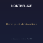 Marche gris, allocations et prix de revente : plongee dans la face cachee du commerce horloger