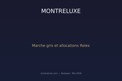 Marche gris, allocations et prix de revente : plongee dans la face cachee du commerce horloger