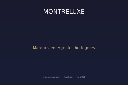 Marques emergentes : quand le luxe horloger passe par des noms que vous n'avez jamais entendus