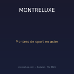 Montres de sport en acier : pourquoi l'été consacre définitivement ce couple gagnant