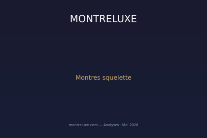 Montres squelette : l'art de la maîtrise du vide dans la haute horlogerie contemporaine