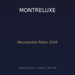 Nouveautés Rolex 2026 : analyse stratégique des dernières sorties de la couronne