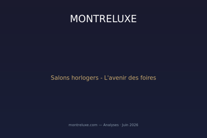 L'avenir des salons horlogers : Watches & Wonders, Geneva Watch Days et le nouveau modèle 2026