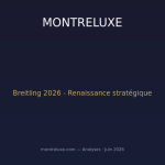 Breitling 2026 : renaissance stratégique et repositionnement face à la concurrence suisse