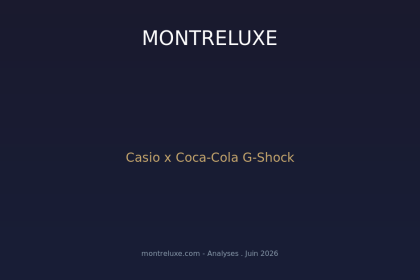 Casio x Coca-Cola : la G-Shock au cola qui reinvente le marketing du crossover horloger