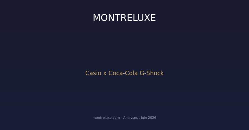 Casio x Coca-Cola : la G-Shock au cola qui reinvente le marketing du crossover horloger