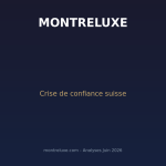 Featured image for Tueurs silencieux du prestige suisse : comment les groupes ont perdu la confiance de la generation Z
