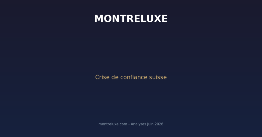 Featured image for Tueurs silencieux du prestige suisse : comment les groupes ont perdu la confiance de la generation Z
