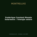 Frederique Constant Moneta Solarmetre