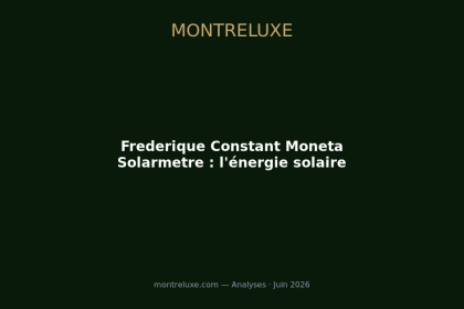 Frederique Constant Moneta Solarmetre