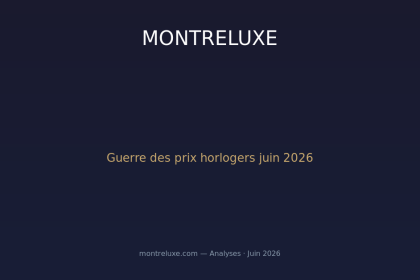 Guerre des prix horlogers juin 2026 : le grand panorama des hausses et des gels