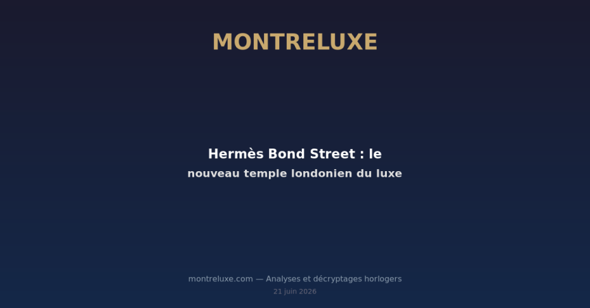 Featured image for Hermès Bond Street : le nouveau temple londonien du luxe — MontreLuxe