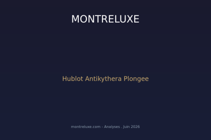 Hublot Xplorations Antikythera : plongee archeologique dans le mecanisme le plus fascinant de l Antiquite