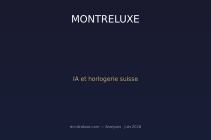 Intelligence artificielle et horlogerie : la révolution discrète qui transforme les ateliers suisses