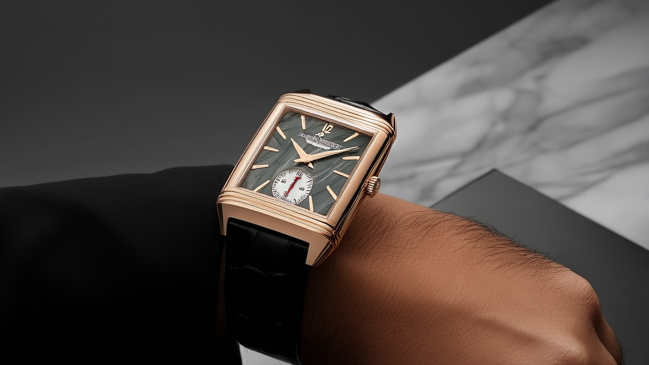 Jaeger-LeCoultre montre de luxe manufacture — image générée par IA