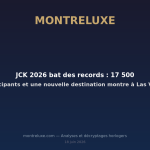 Featured image for JCK 2026 bat des records : 17 500 participants et une nouvelle destination montre à Las Vegas — MontreLuxe