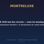 Featured image for JCK 2026 bat des records — mais les boutiques monomarques ferment : le darwinisme du retail horloger — MontreLuxe