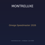 Omega Speedmaster 2026 : 55 ans après Apollo 13, la légende lunaire se réinvente