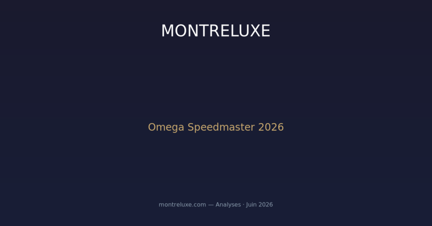Omega Speedmaster 2026 : 55 ans après Apollo 13, la légende lunaire se réinvente
