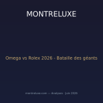 Omega vs Rolex en 2026 : la bataille des géants s'intensifie sur le segment des sports-luxe