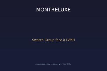 Swatch Group 2026 : le géant dresse ses tours face à LVMH et Richemont