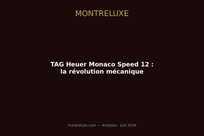 TAG Heuer Monaco Speed 12
