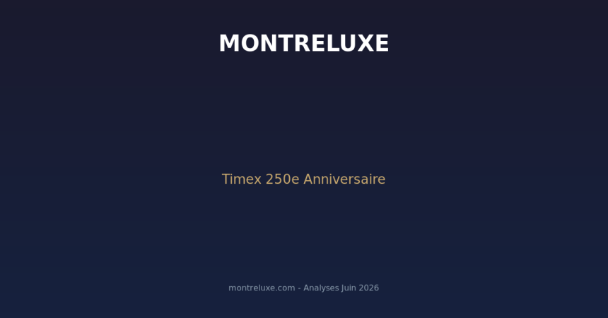 Featured image for Timex × 250e anniversaire de l'Amérique : le pari patriotique qui redessine l'entrée de gamme améric