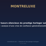 Featured image for Les tueurs silencieux du prestige horloger suisse — analyse d'une crise de confiance générationnelle — MontreLuxe