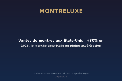 Featured image for Ventes de montres aux États-Unis : +30% en 2026, le marché américain en pleine accélération — MontreLuxe