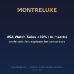 Featured image for USA Watch Sales +30% : le marché américain fait exploser les compteurs — MontreLuxe