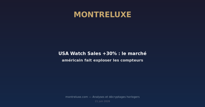 Featured image for USA Watch Sales +30% : le marché américain fait exploser les compteurs — MontreLuxe